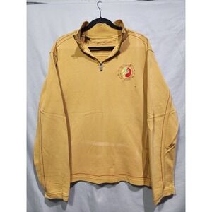 Vtg Jimmy Buffet Margaritaville Parrothead Ft Myers Beach 1/4 Zip Large Distress